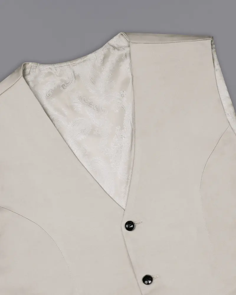 Sisal Light Gray Stretchable Premium Cotton Traveler Suit 18
