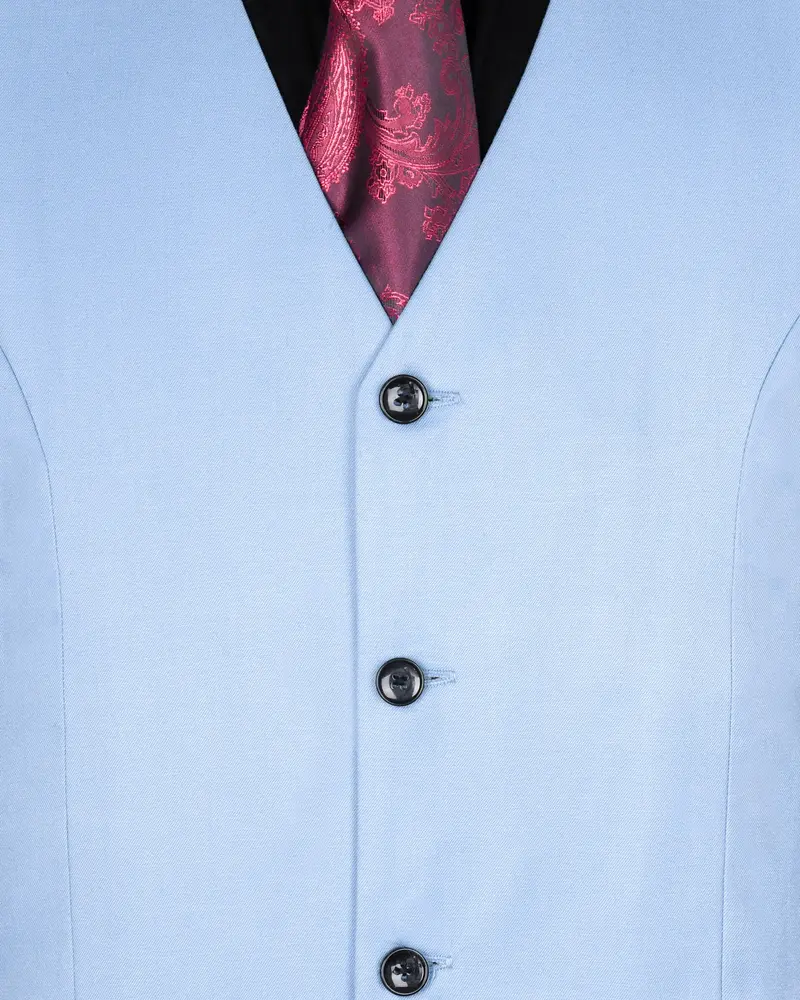 Sky Wool Rich Waistcoat 4