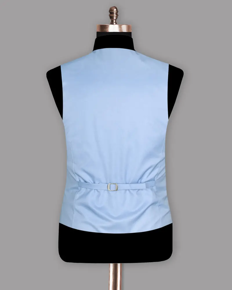 Sky Wool Rich Waistcoat 5