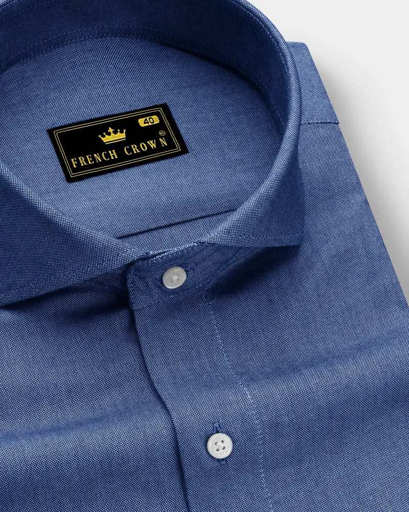 Slate Blue Royal Oxford Shirt 1