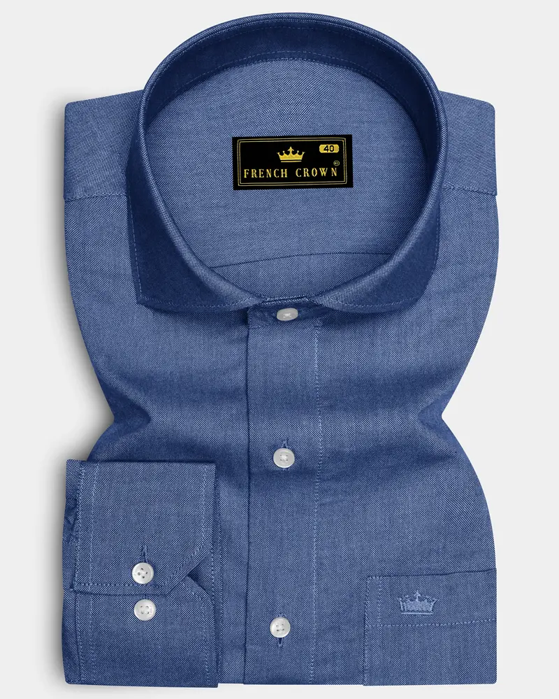 Slate Blue Royal Oxford Shirt 6