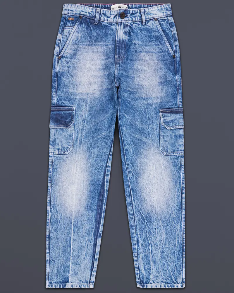 Slate Blue Stone Washed Denim 1
