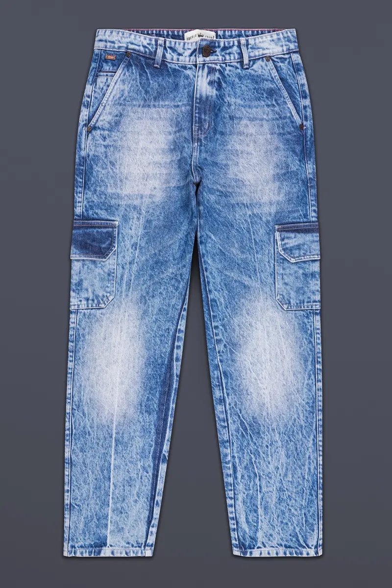 Slate Blue Stone Washed Denim 2