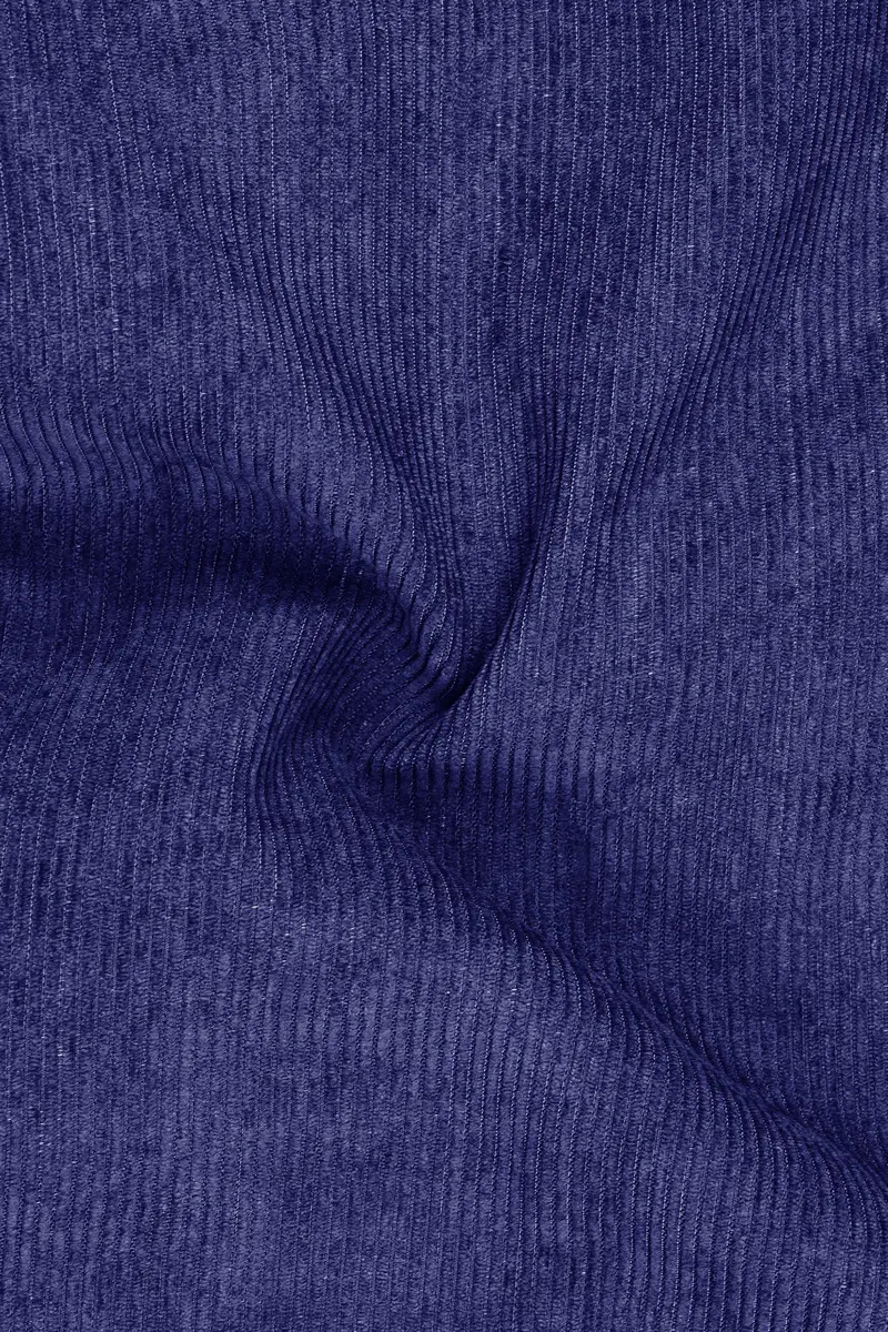 Slatzen-Slate Blue Corduroy Premium Waistcoat 3
