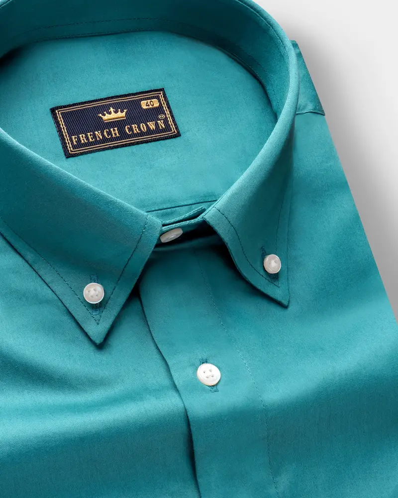 Smalt Green Super Soft Premium Cotton Shirt 1