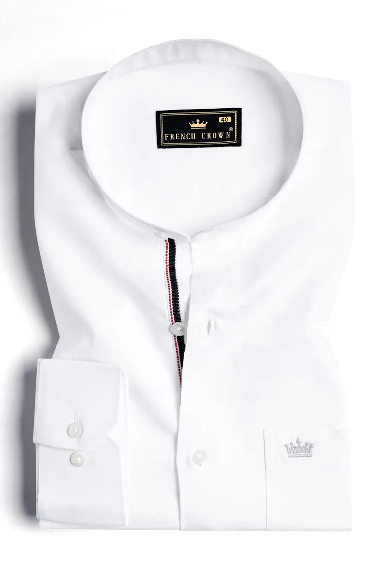 Snow White Luxurious Linen Shirt 3