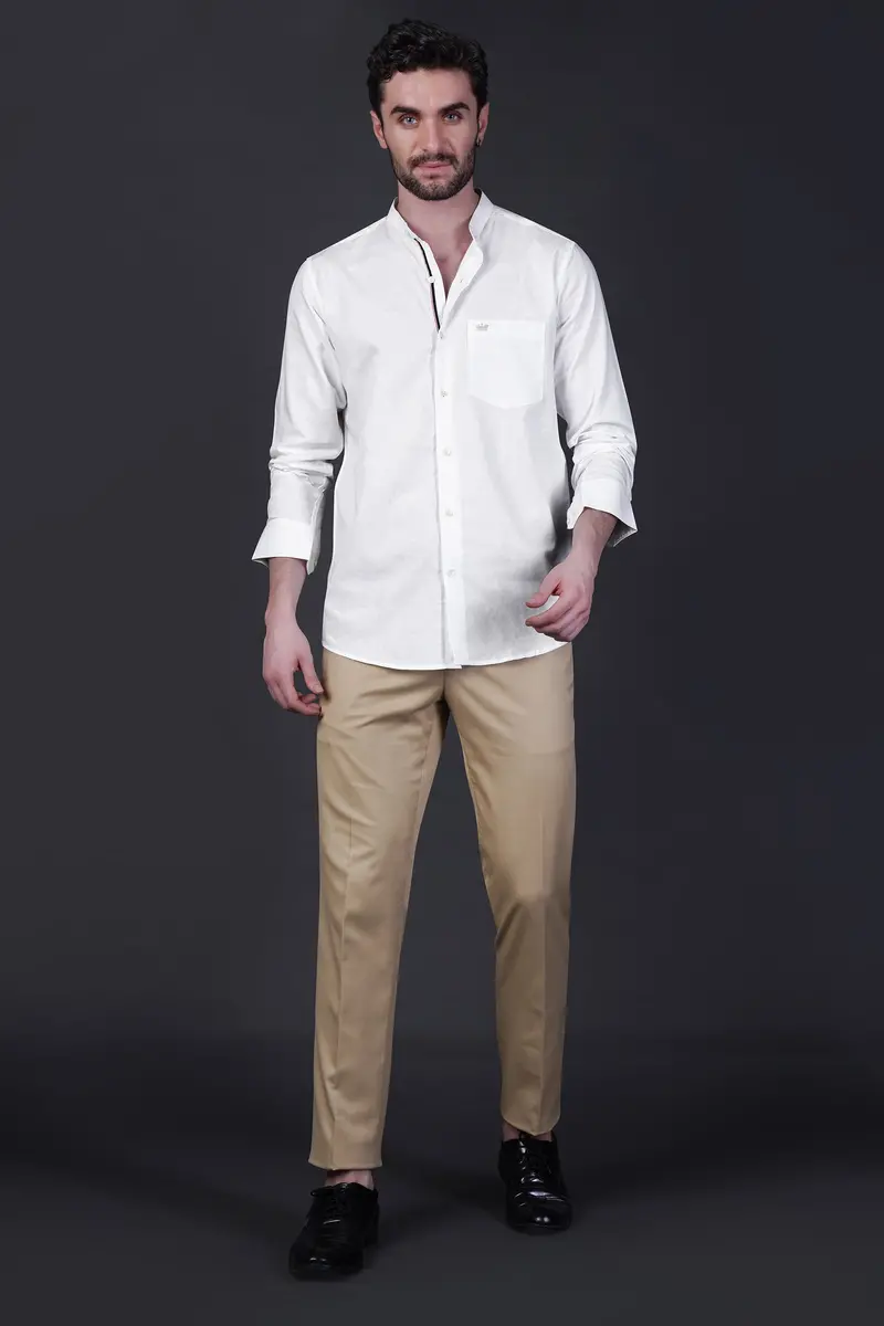 Snow White Luxurious Linen Shirt 7