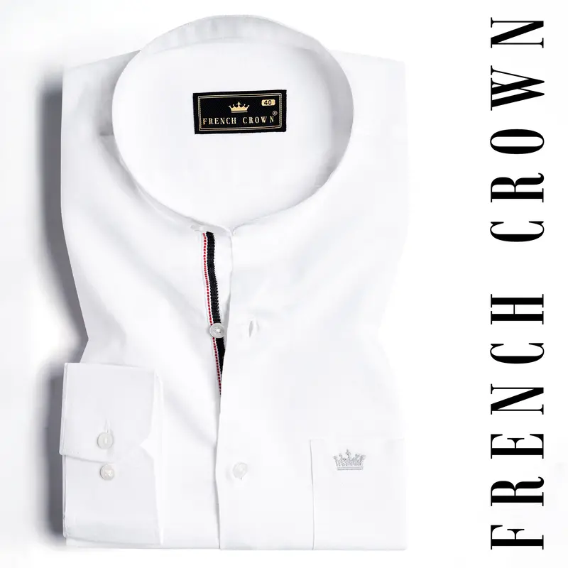 Snow White Luxurious Linen Shirt 9