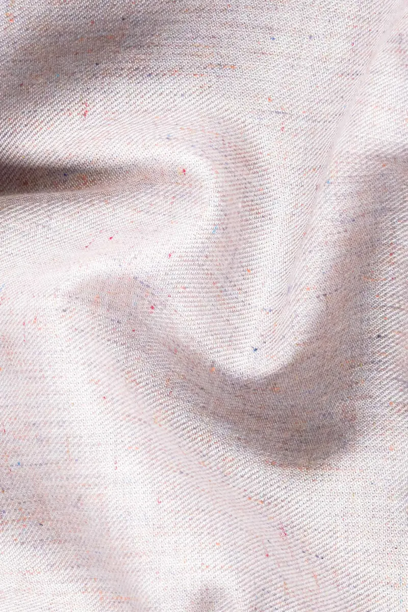 Soft Amber Peach Chambray Shirt 2