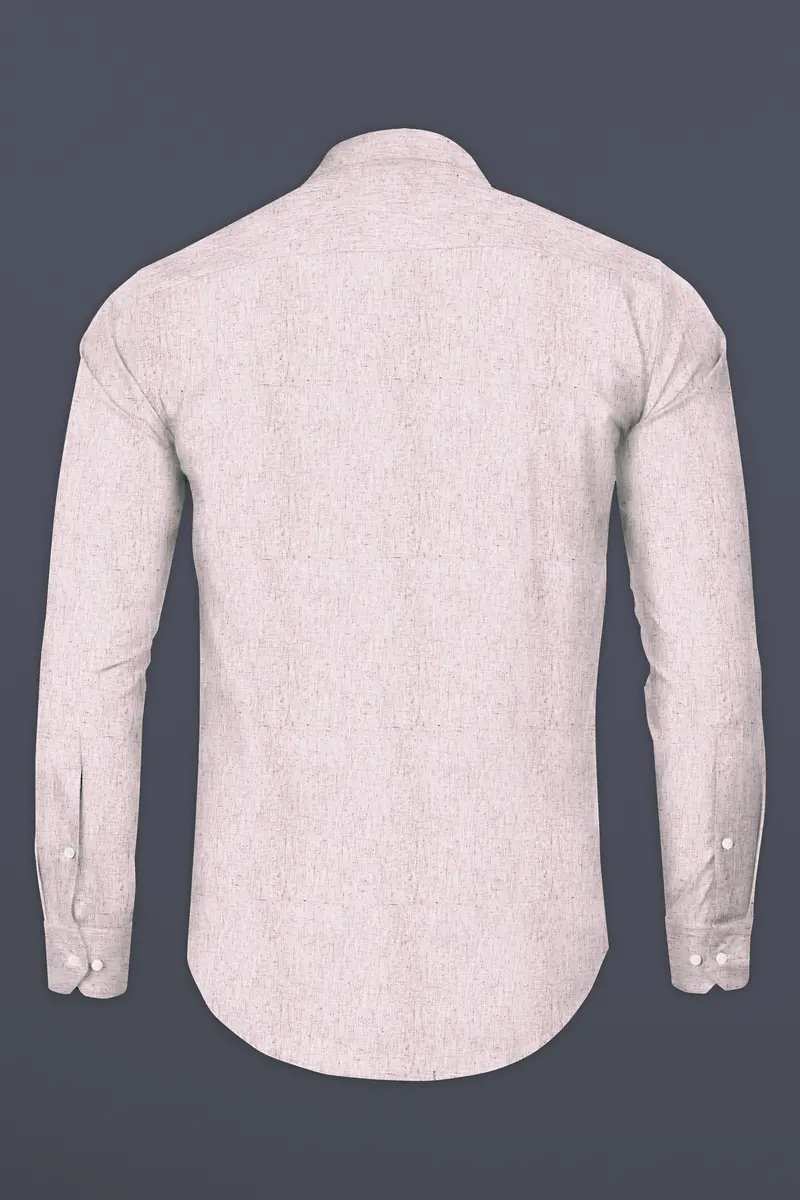 Soft Amber Peach Chambray Shirt 5