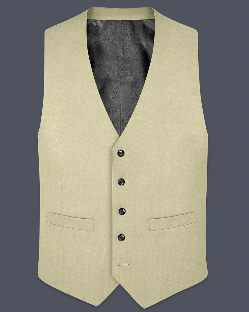 Soft Amber Premium Cotton Waistcoat 1