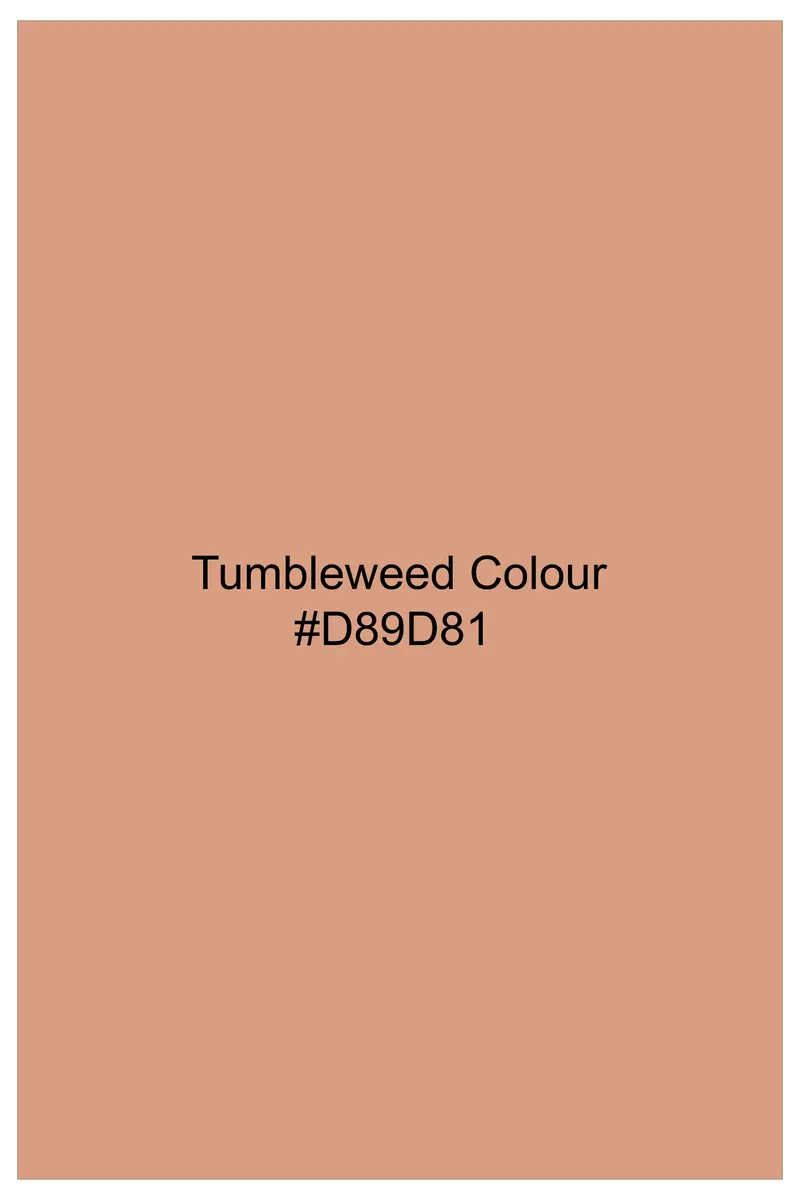 Solvoro-Tumbleweed Orange Subtle Sheen Super Soft Premium Cotton Mandarin Dress Shirt 7