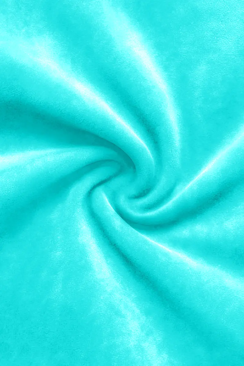 Sovereign-Turquoise Blue Velvet Stretchable Waistband Pant 3