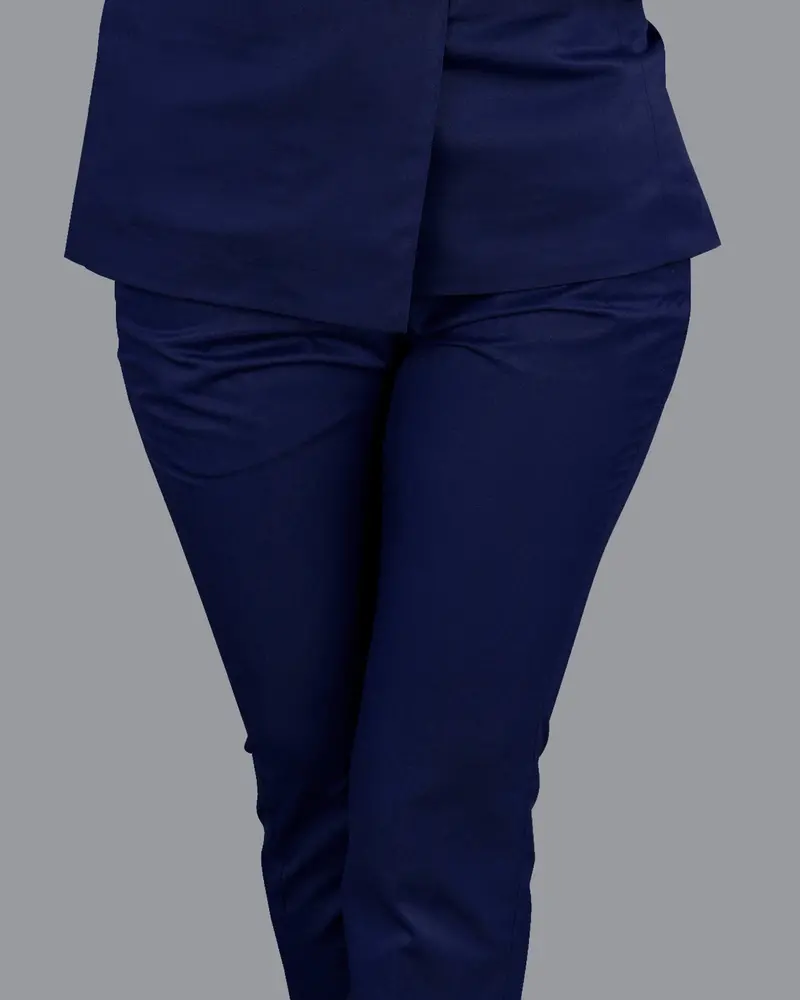 Space Blue Subtle Sheen Women's Pant 4