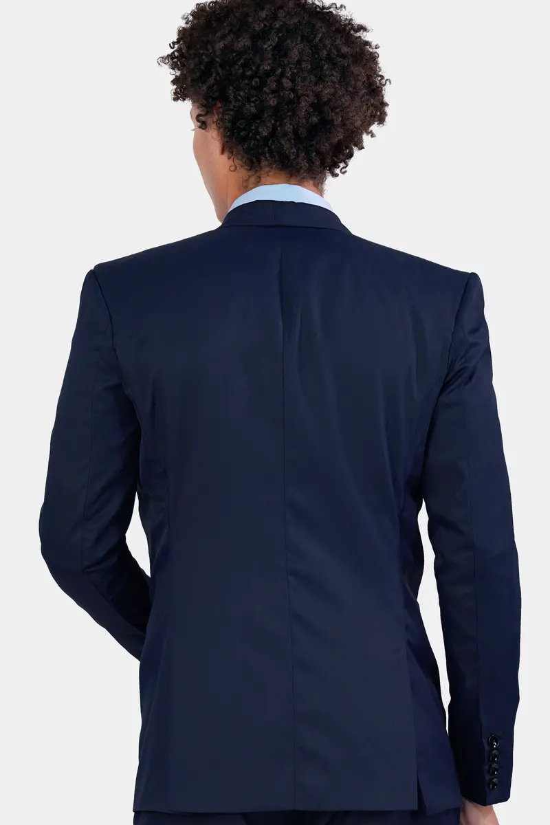 Space Cadet Blue Wool Rich Designer Blazer 5