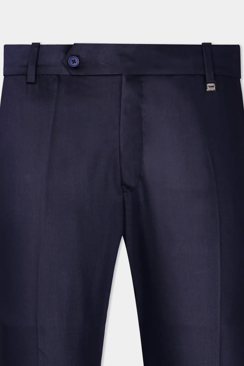 Space Cadet Blue Wool Rich Designer Suit 10