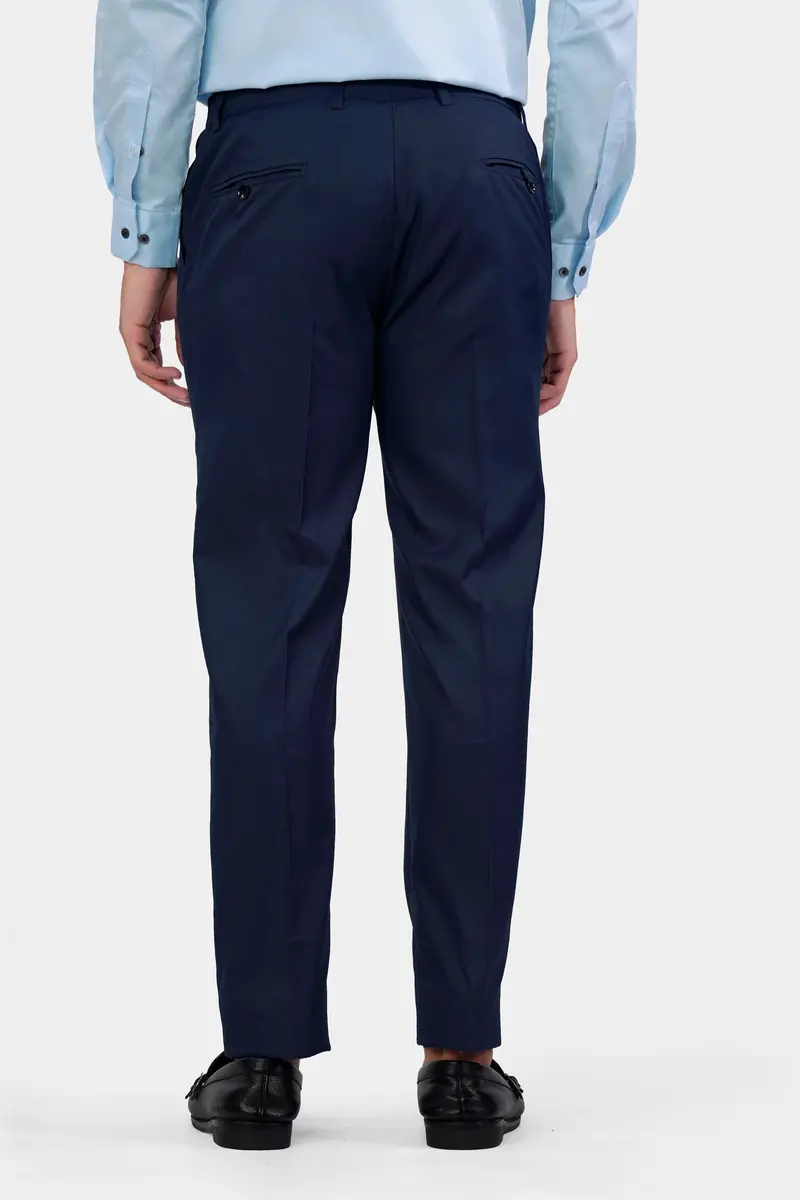 Space Cadet Blue Wool Rich Designer Suit 8