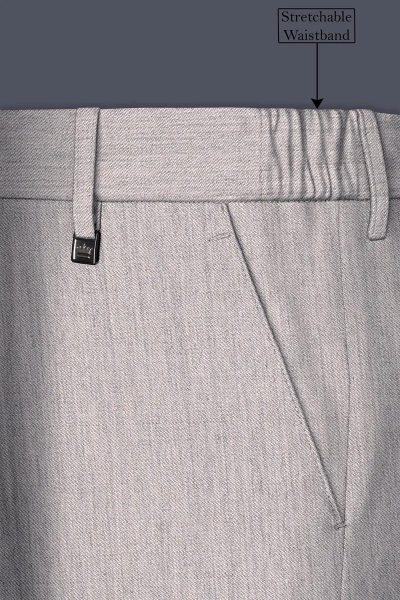Spanish Gray Textured Wool Blend Suit 14