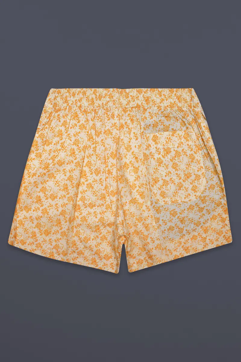Spiced Citrus-Carrot Orange Printed Poplin Premium Cotton Boxer 6
