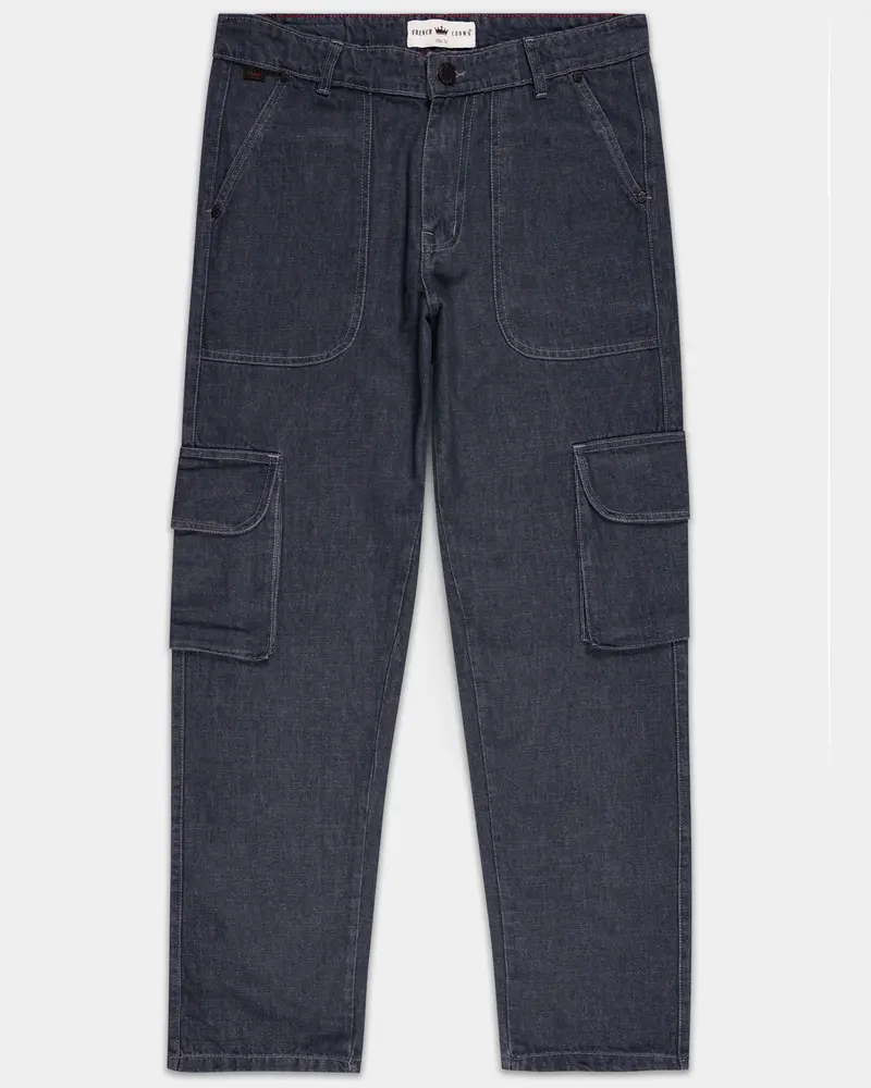 Spicy Gray Rinse Wash Cargo Denim 1