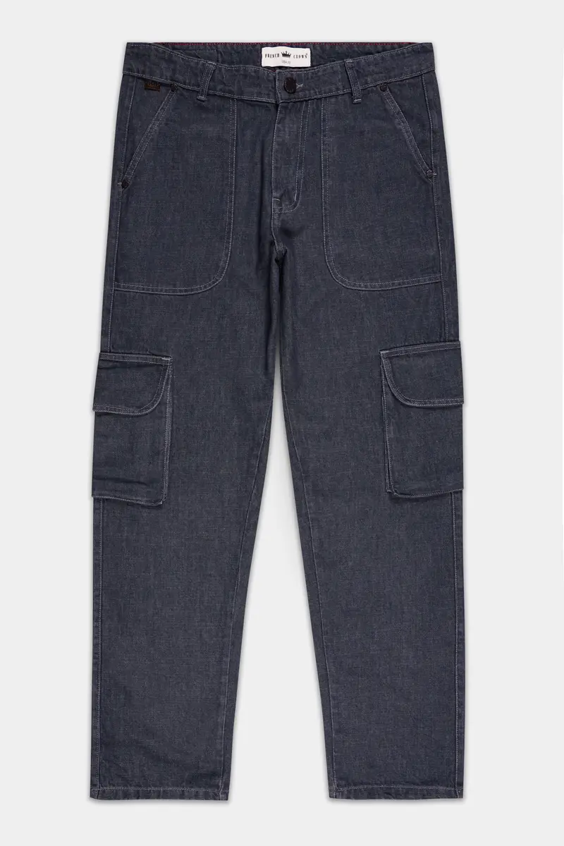 Spicy Gray Rinse Wash Cargo Denim 2