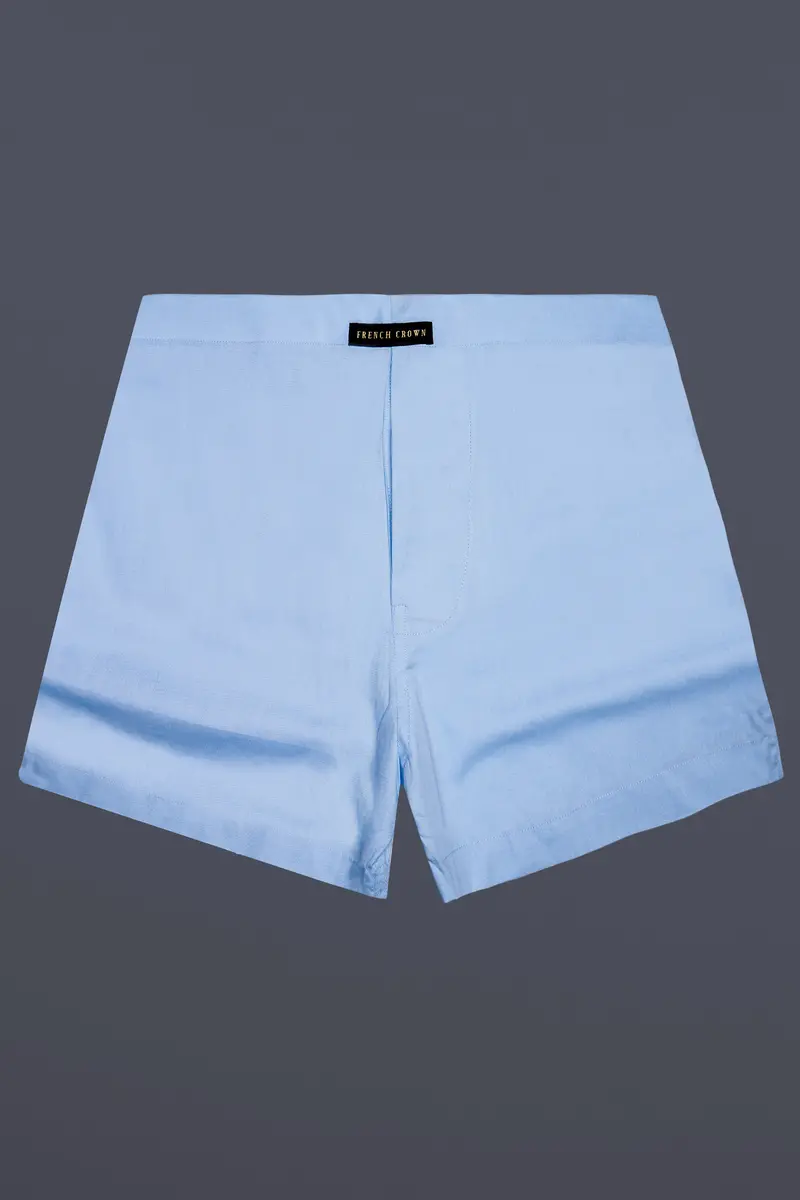 Spindle Blue Solid Super Soft Premium Cotton Boxer 2