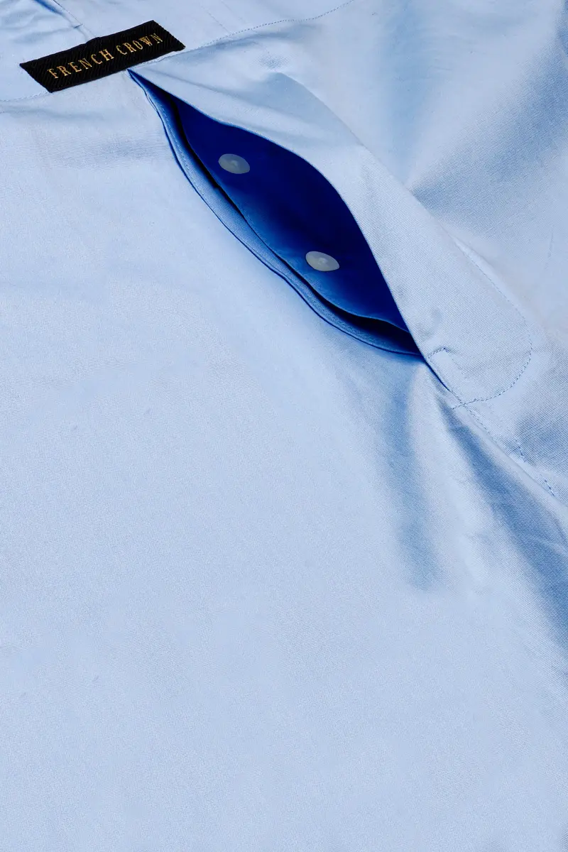 Spindle Blue Solid Super Soft Premium Cotton Boxer 4