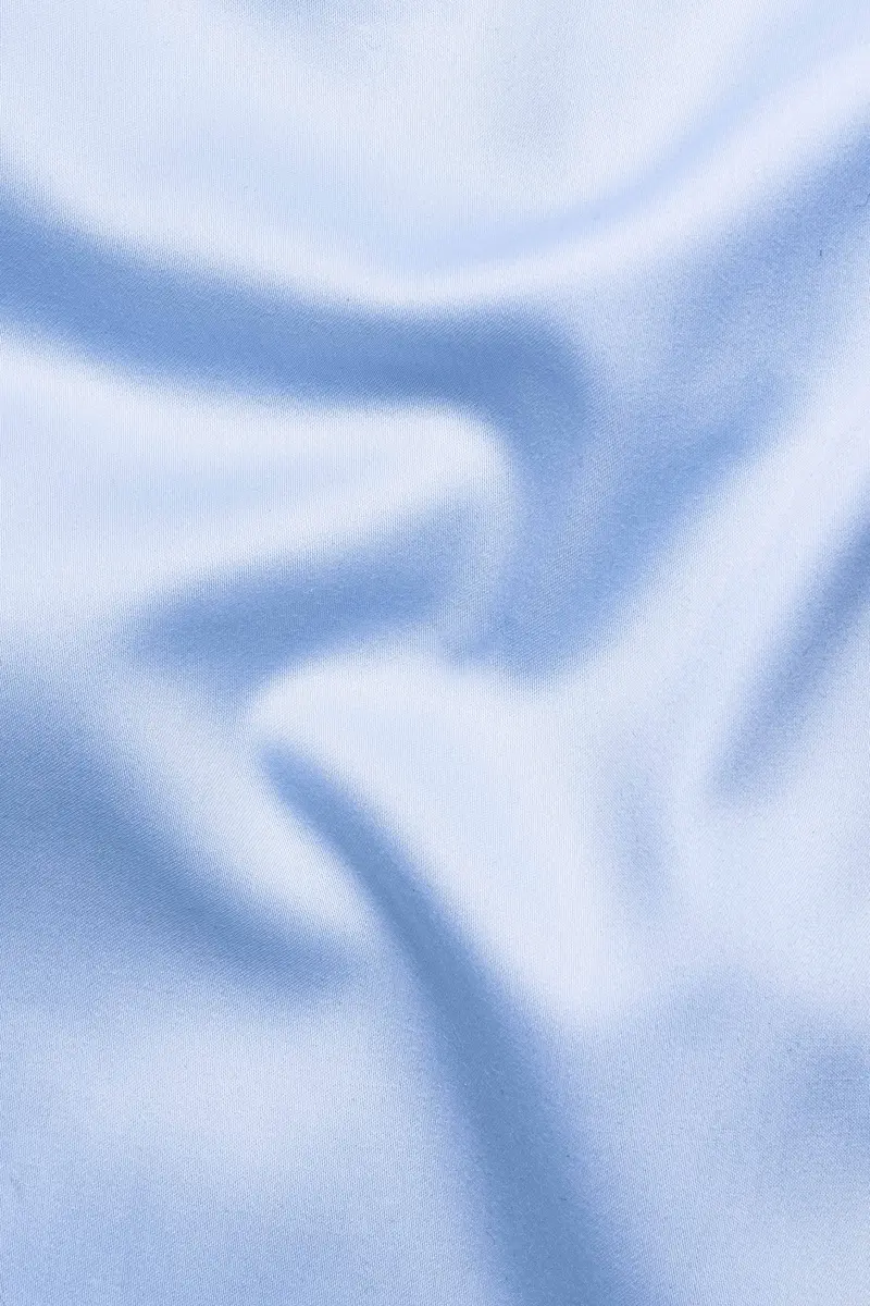 Spindle Blue Subtle Sheen Super Soft Premium Cotton Shirt 2