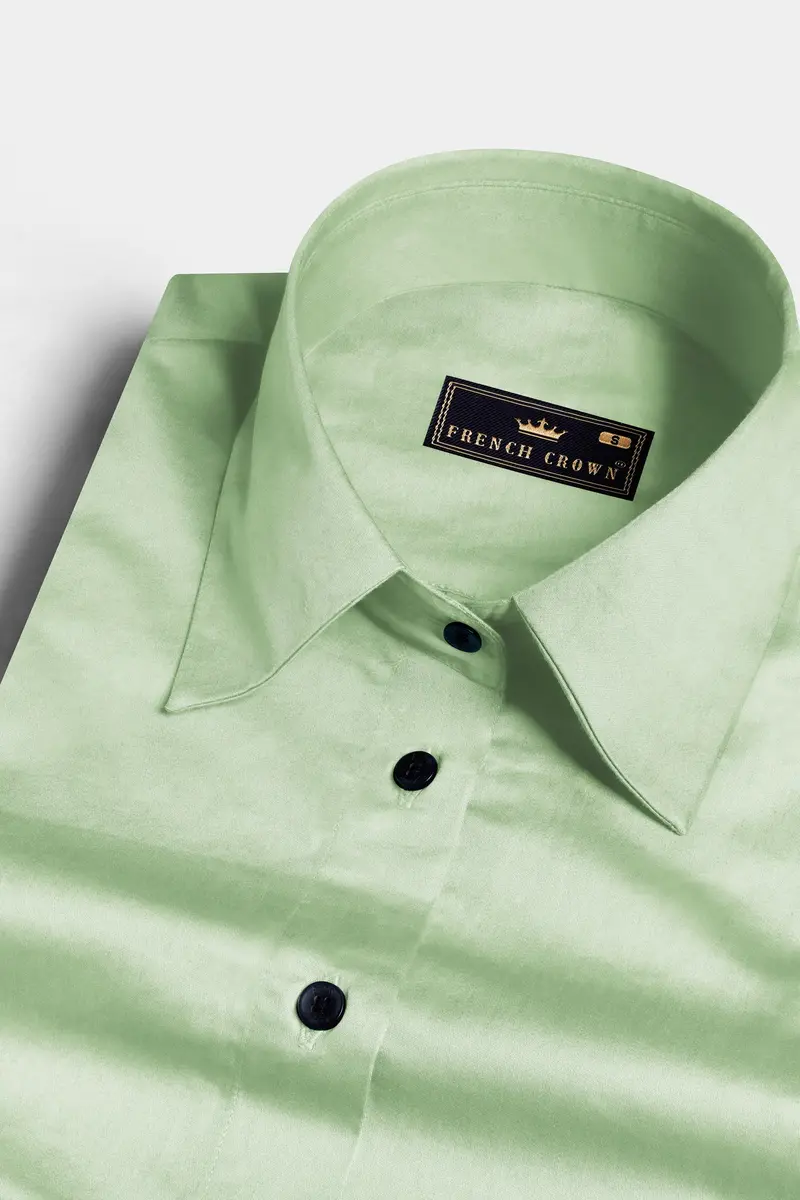 Sprout Green Premium Cotton Shirt 4