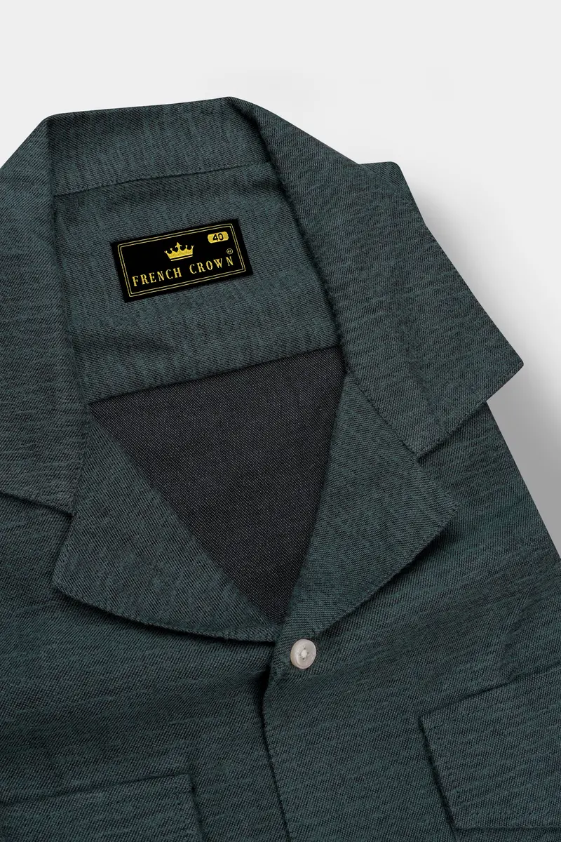 Spruce Green Royal Oxford Overshirt/Shacket 4