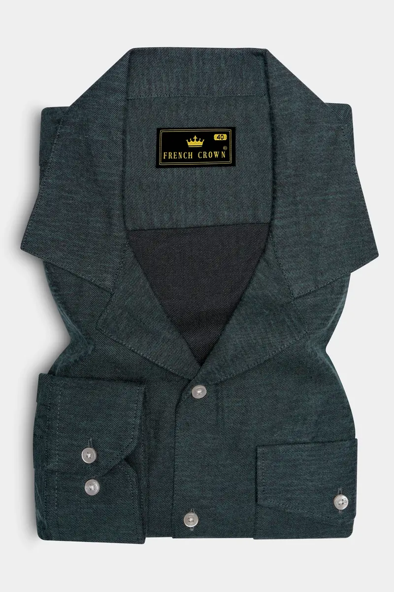 Spruce Green Royal Oxford Overshirt/Shacket 5