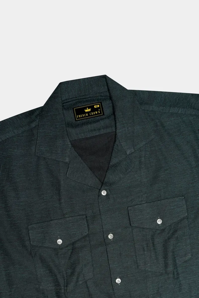 Spruce Green Royal Oxford Overshirt/Shacket 6