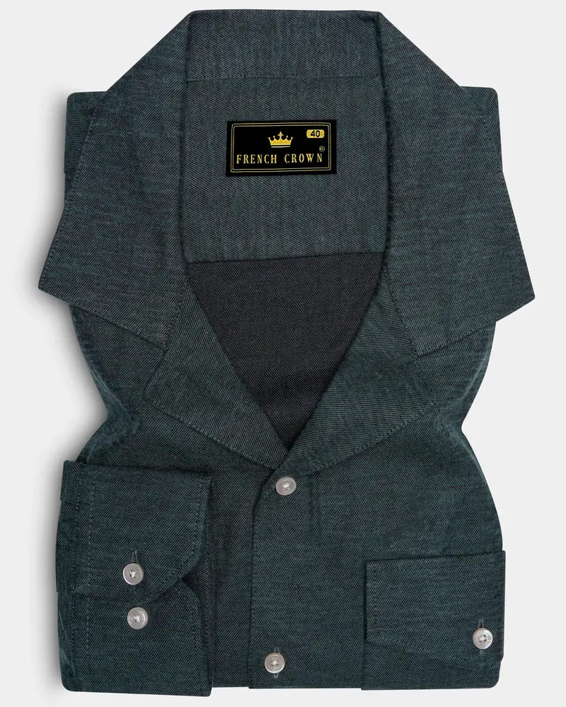 Spruce Green Royal Oxford Overshirt/Shacket 8