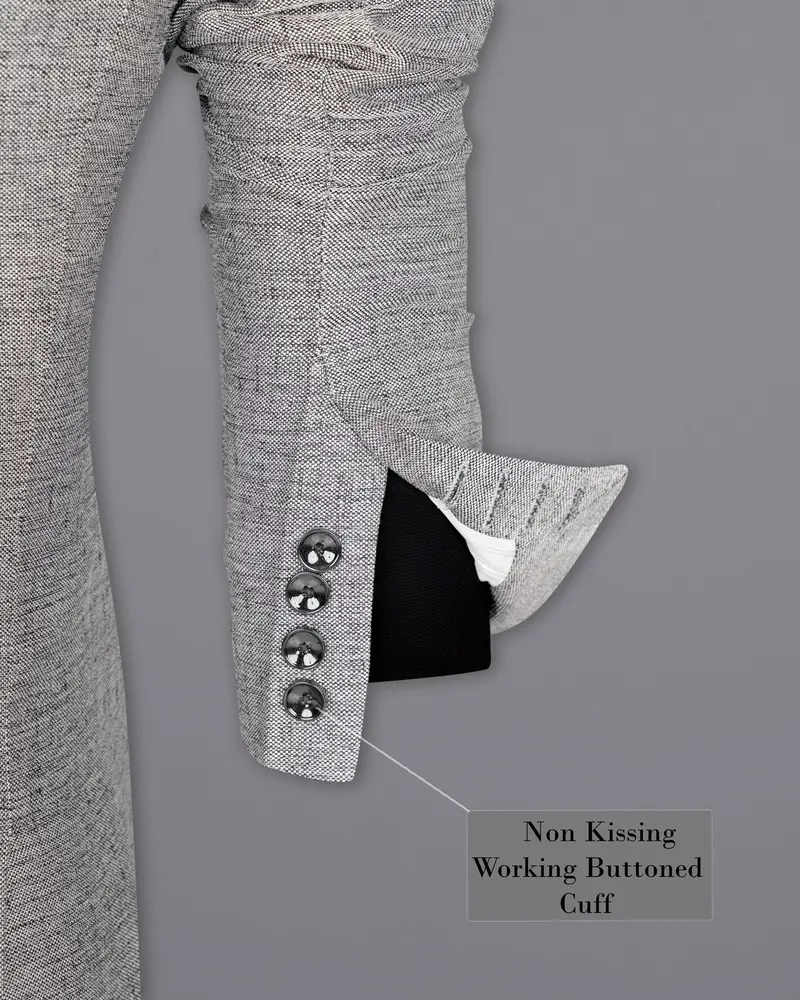 Spun Parl Gray Designer Blazer 10