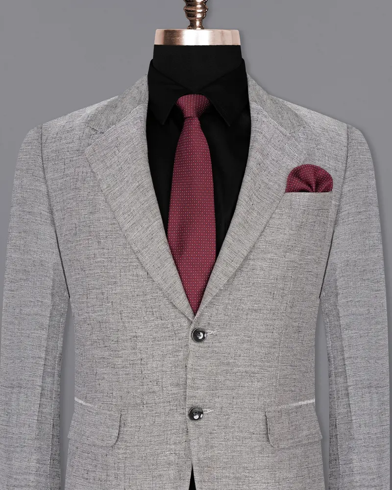 Spun Parl Gray Designer Blazer 2
