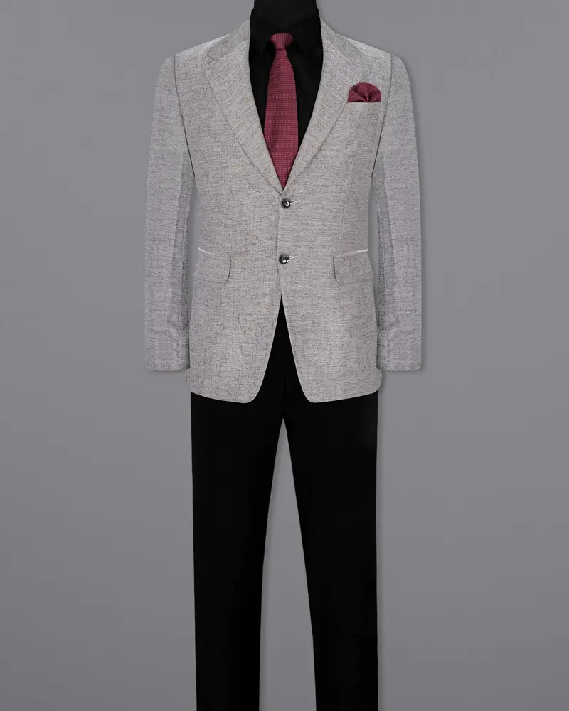Spun Parl Gray Designer Suit 4