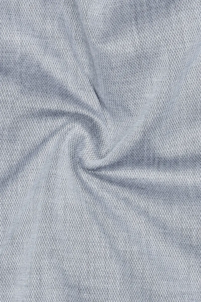 Spun Pearl Gray Dobby Textured Premium Giza Cotton Boxer 3