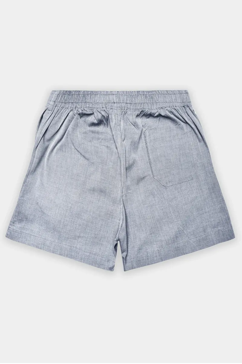 Spun Pearl Gray Dobby Textured Premium Giza Cotton Boxer 6