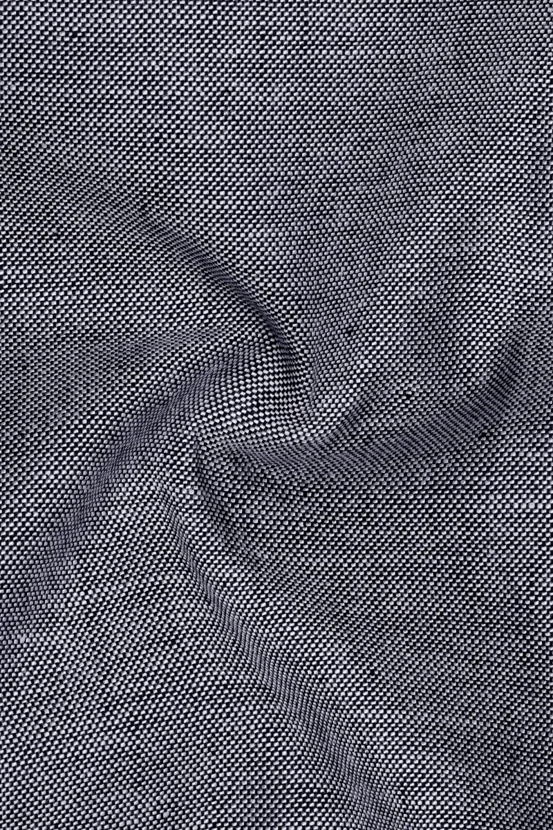 Spun Pearl Gray Floral Royal Oxford Designer Shirt 3
