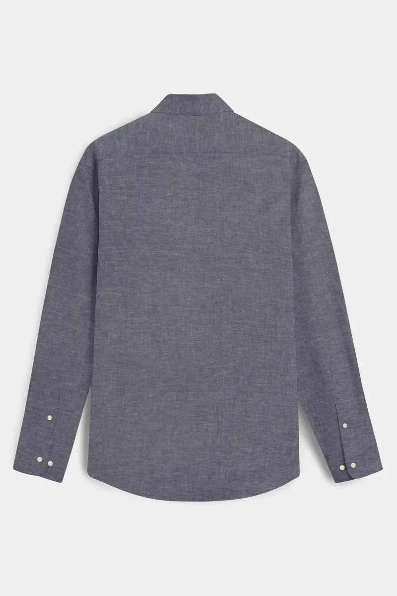 Spun Pearl Gray Floral Royal Oxford Designer Shirt 7