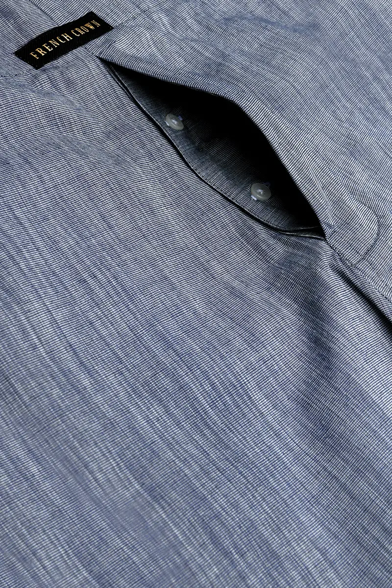 Steal Gray Solid Chambray Premium Cotton Boxer 4