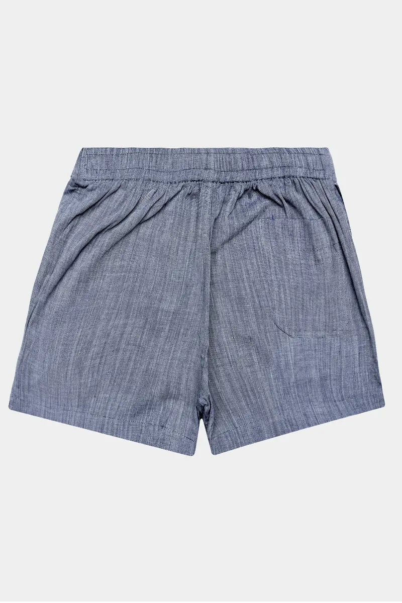 Steal Gray Solid Chambray Premium Cotton Boxer 6