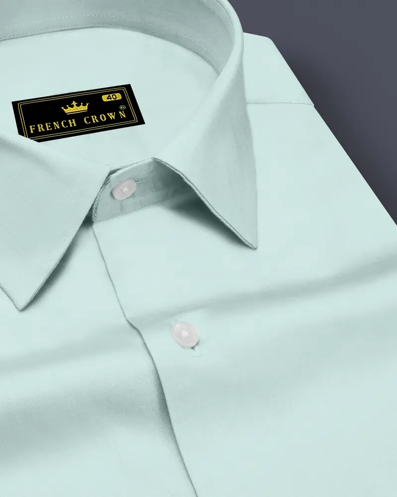 Sterling-Gainsboro Gray Subtle Sheen Super Soft Premium Cotton Dress Shirt 1