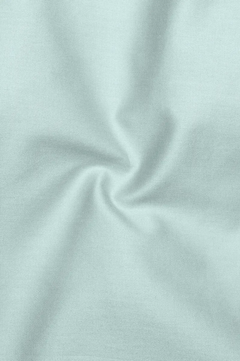 Sterling-Gainsboro Gray Subtle Sheen Super Soft Premium Cotton Mandarin Dress Shirt 3