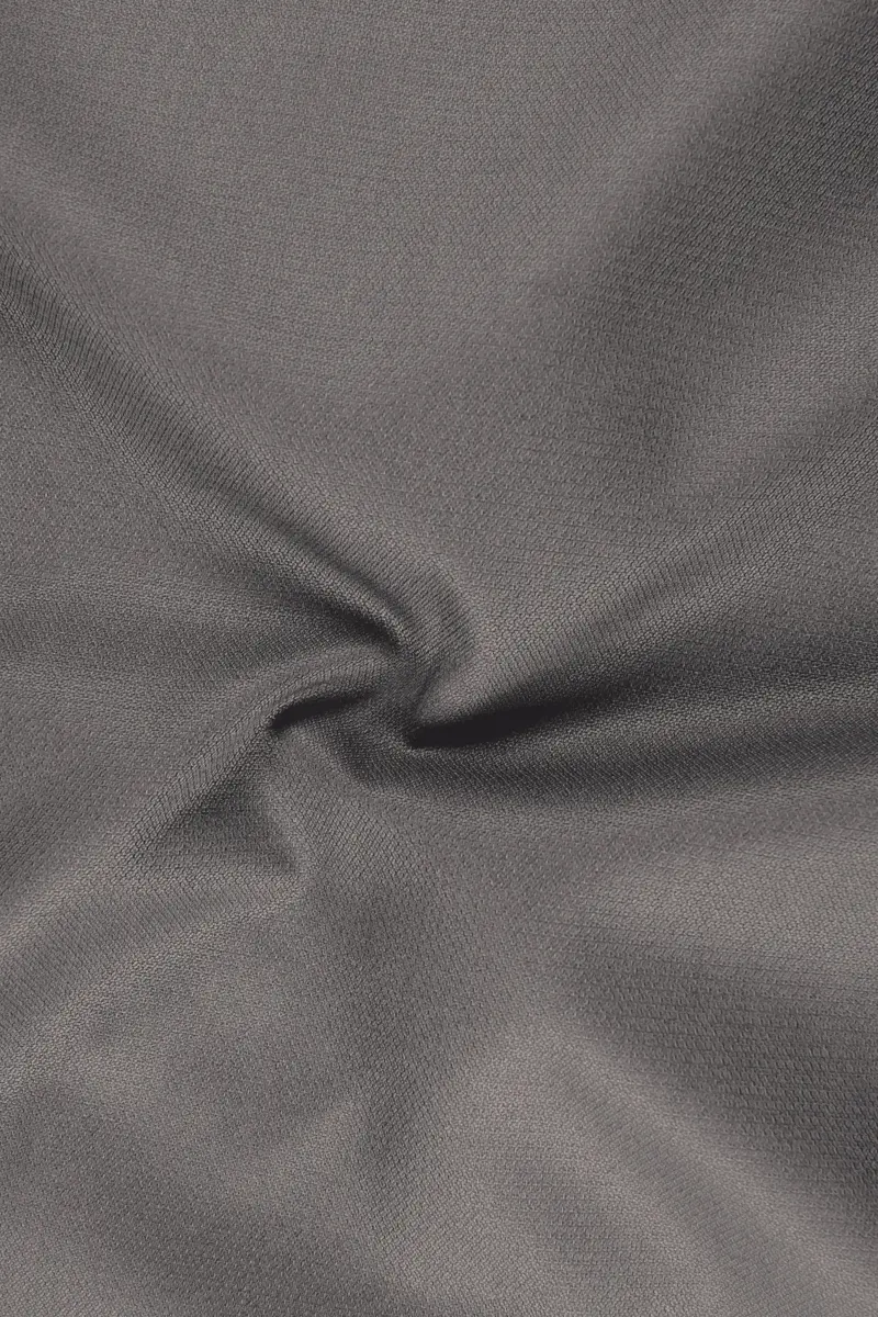 Sterling-Ironside Gray Diamond Textured Wool Rich Slight Stretch Double Breasted Suit 3