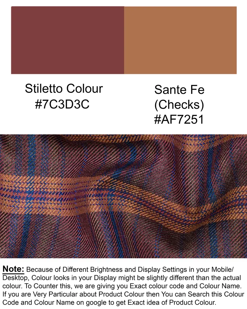 Stiletto Multi-Color Horizontal Striped Tweed Waistcoat 7