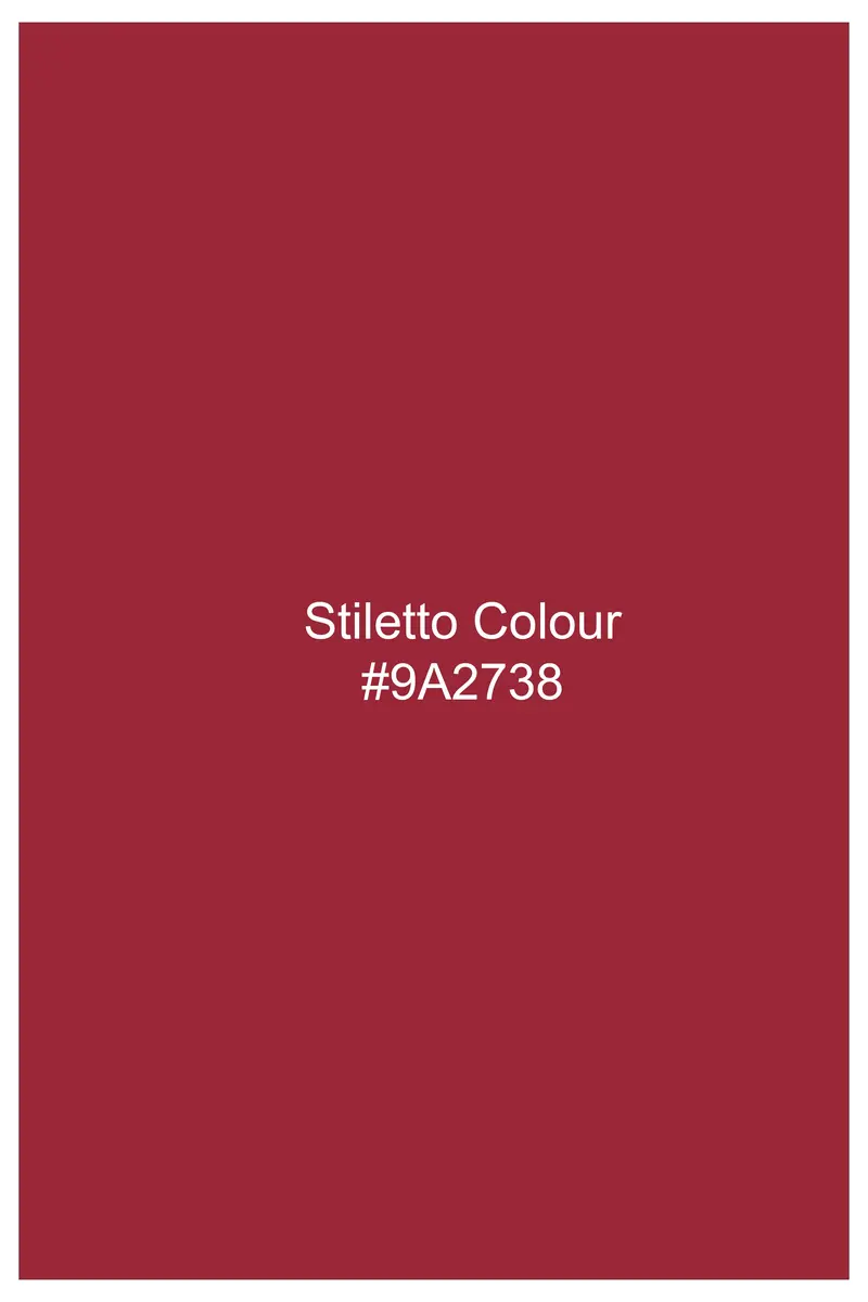 Stiletto Red Royal Oxford Cotton Shirt 8