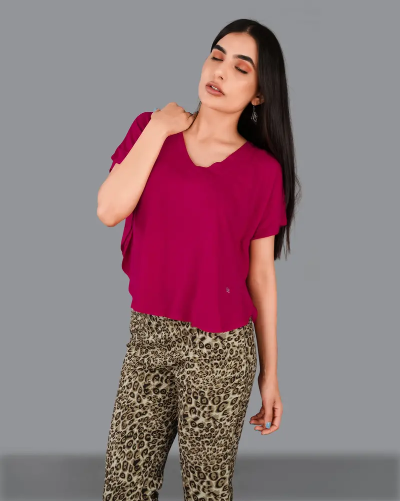 Stonewall Brown Leopard Printed Viscose Bottomwear 4