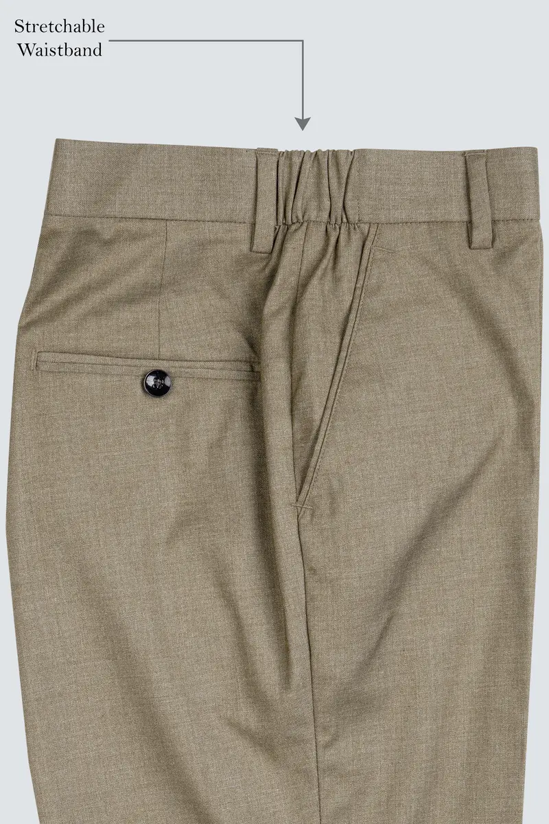 Stonewall Brown Wool Rich Pant 6
