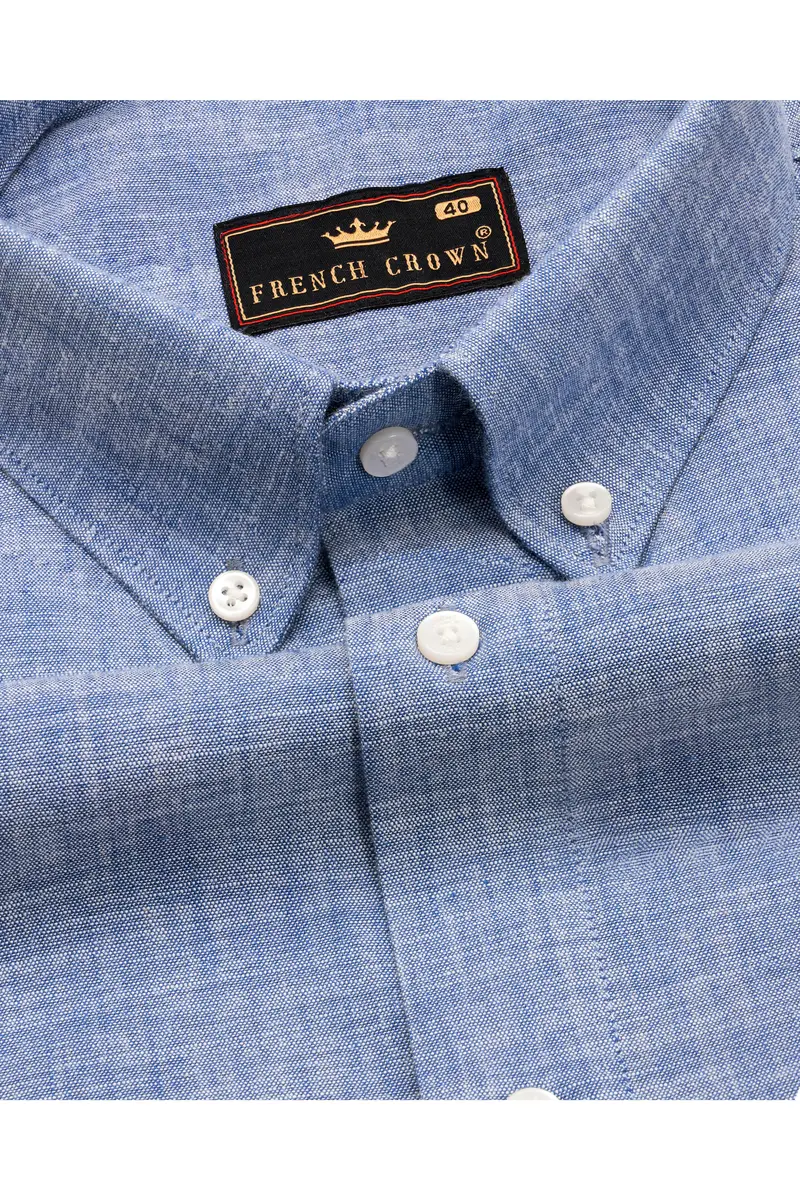 Storm Blue Royal Oxford Button-Down Shirt 1